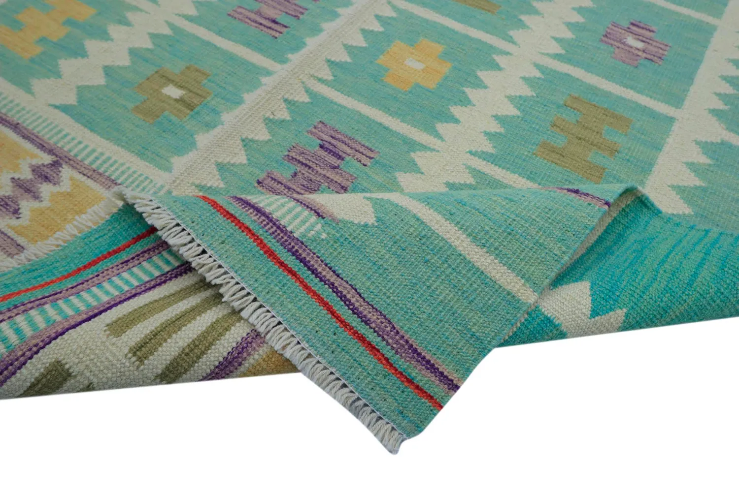 Itämainen Matto - Vegi Kelim Hand Woven - 124 x 179 cm