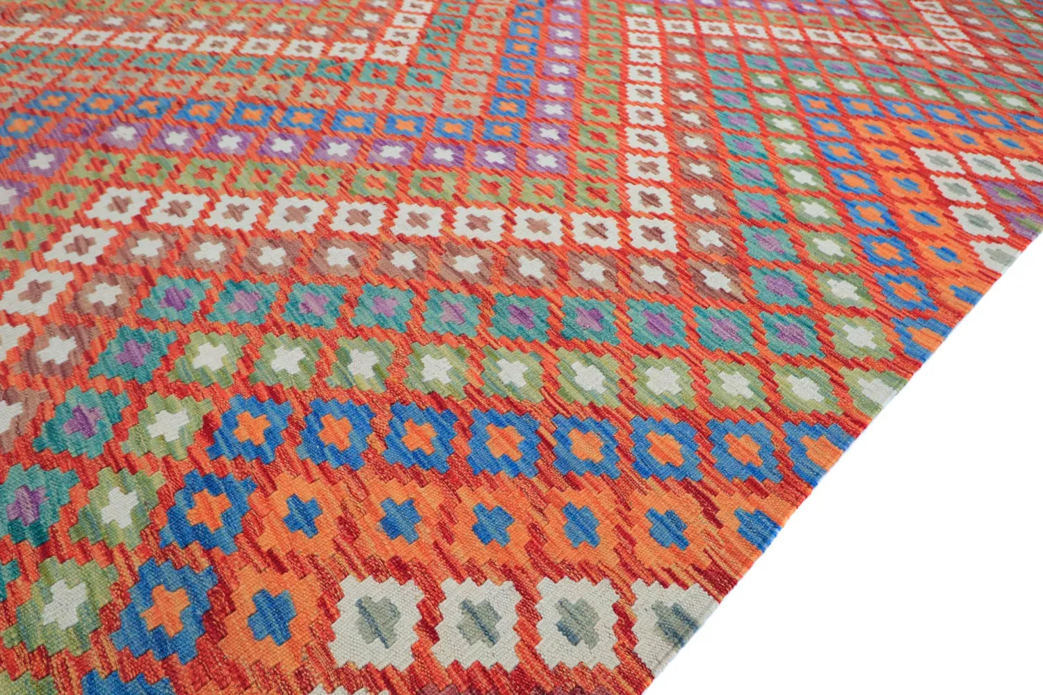 Itämainen Matto - Vegi Kelim Hand Woven - 207 x 301 cm