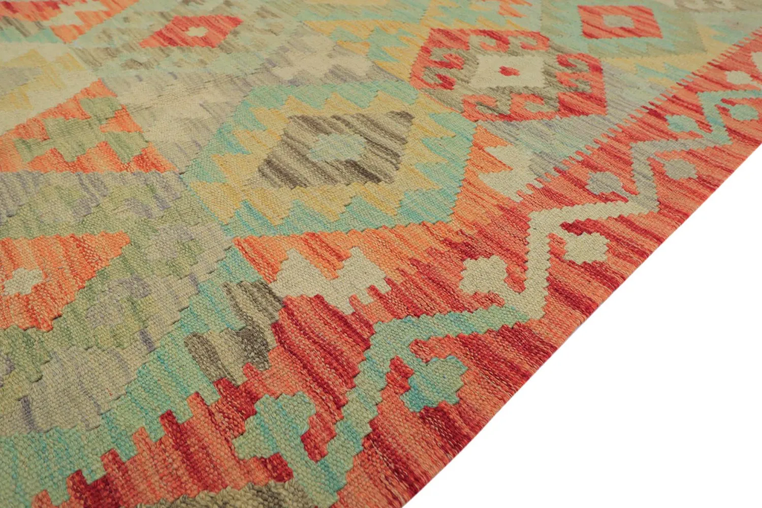 Itämainen Matto - Vegi Kelim Hand Woven - 88 x 199 cm