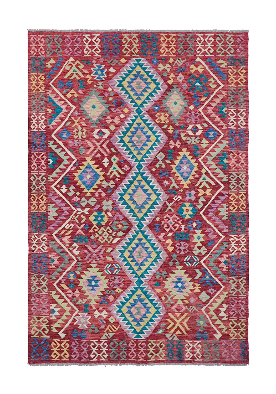 Itämainen Matto - Vegi Kelim Hand Woven - 161 x 243 cm