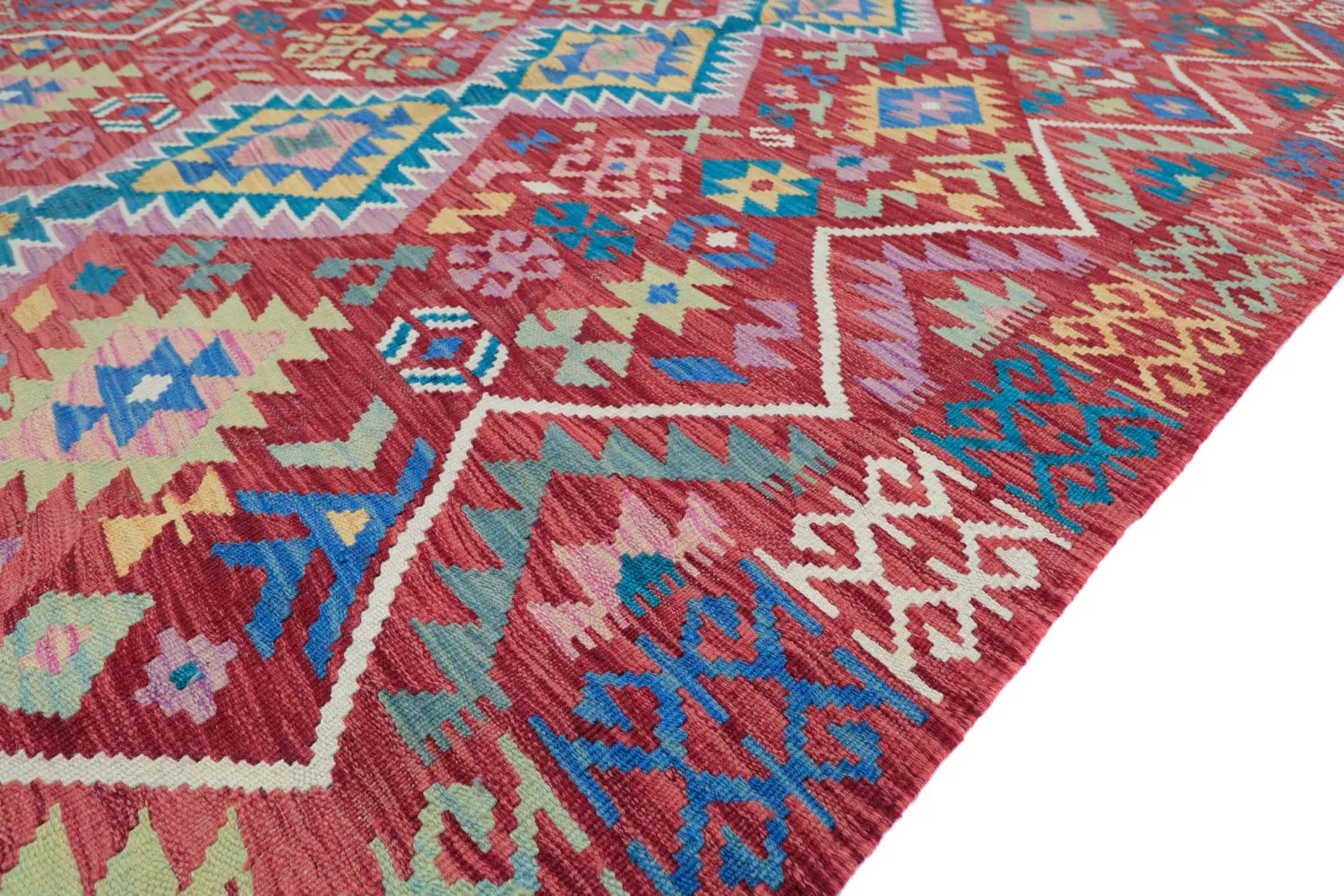 Itämainen Matto - Vegi Kelim Hand Woven - 161 x 243 cm