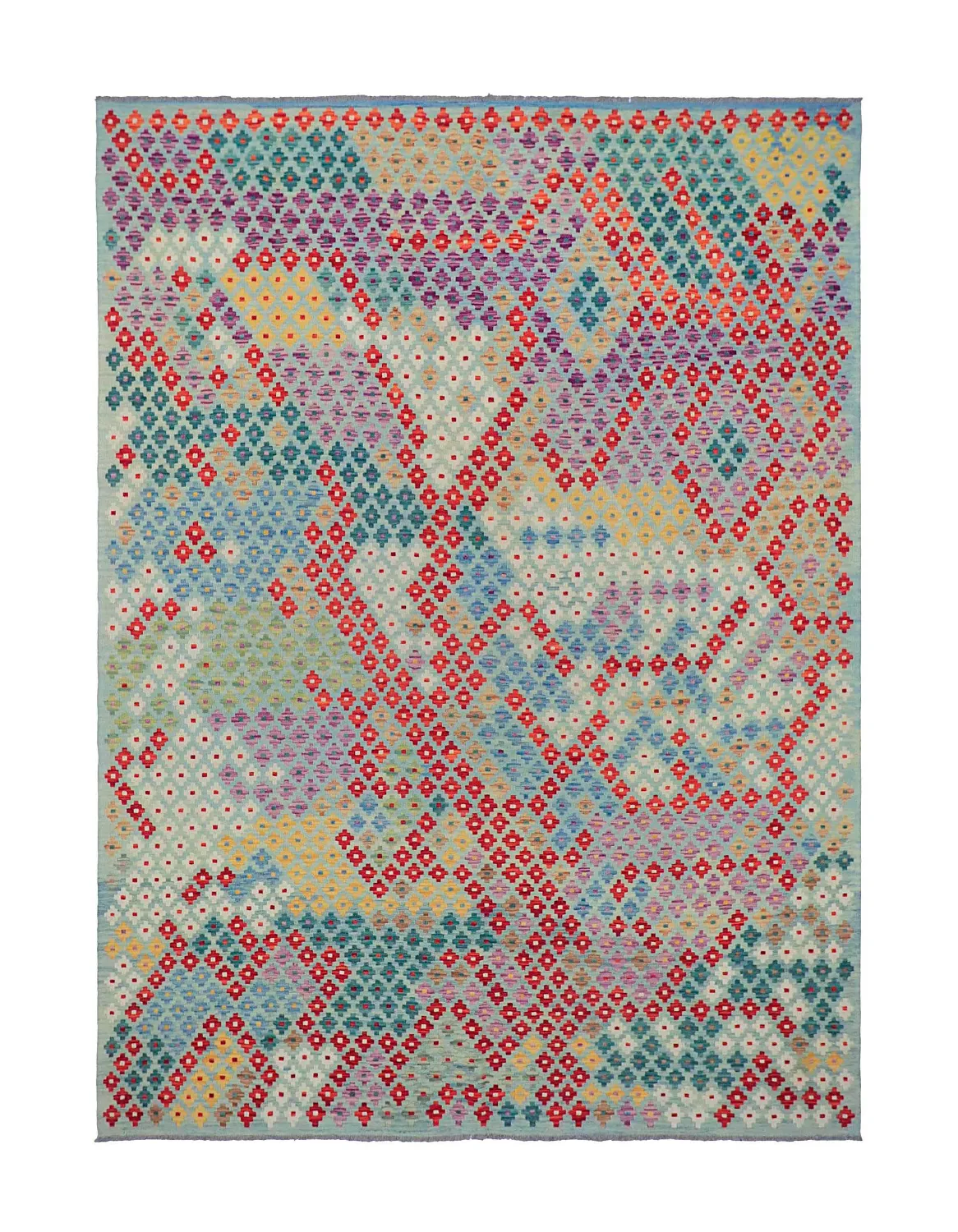 Itämainen Matto - Vegi Kelim Hand Woven - 211 x 288 cm