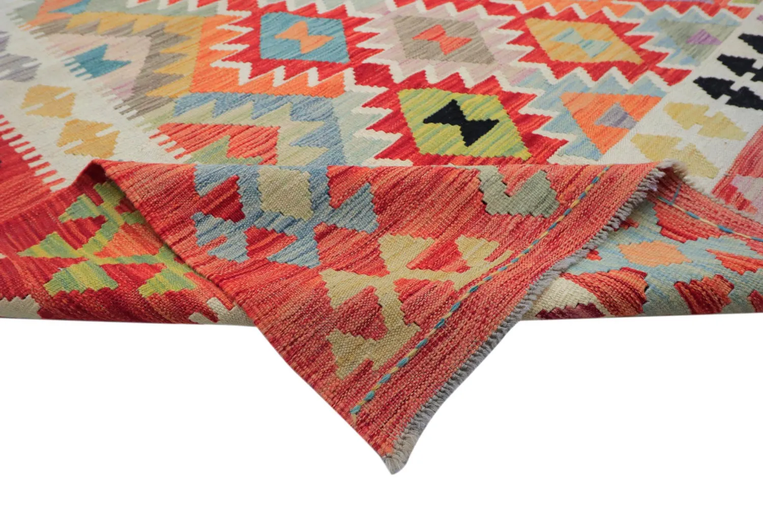 Itämainen Matto - Vegi Kelim Hand Woven - 323 x 415 cm