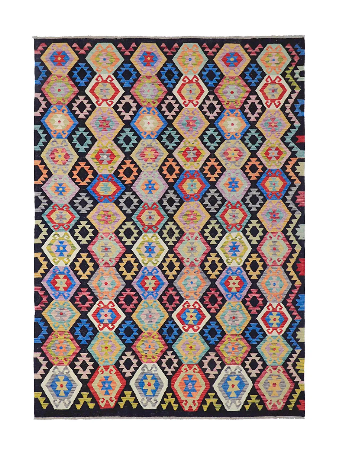 Itämainen Matto - Vegi Kelim Hand Woven - 204 x 294 cm