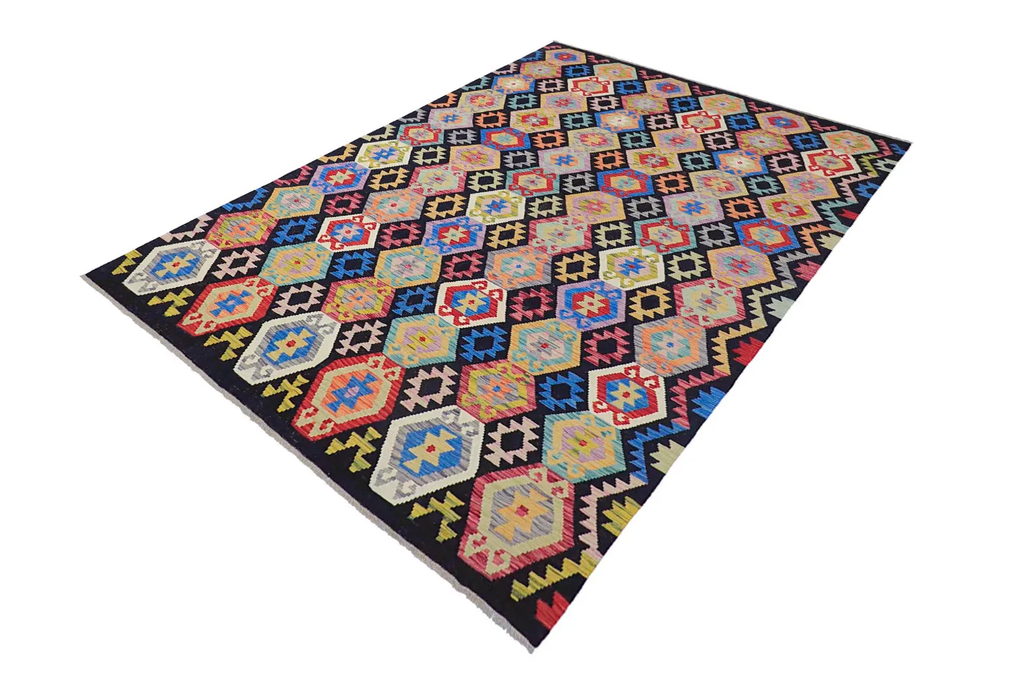 Itämainen Matto - Vegi Kelim Hand Woven - 204 x 294 cm
