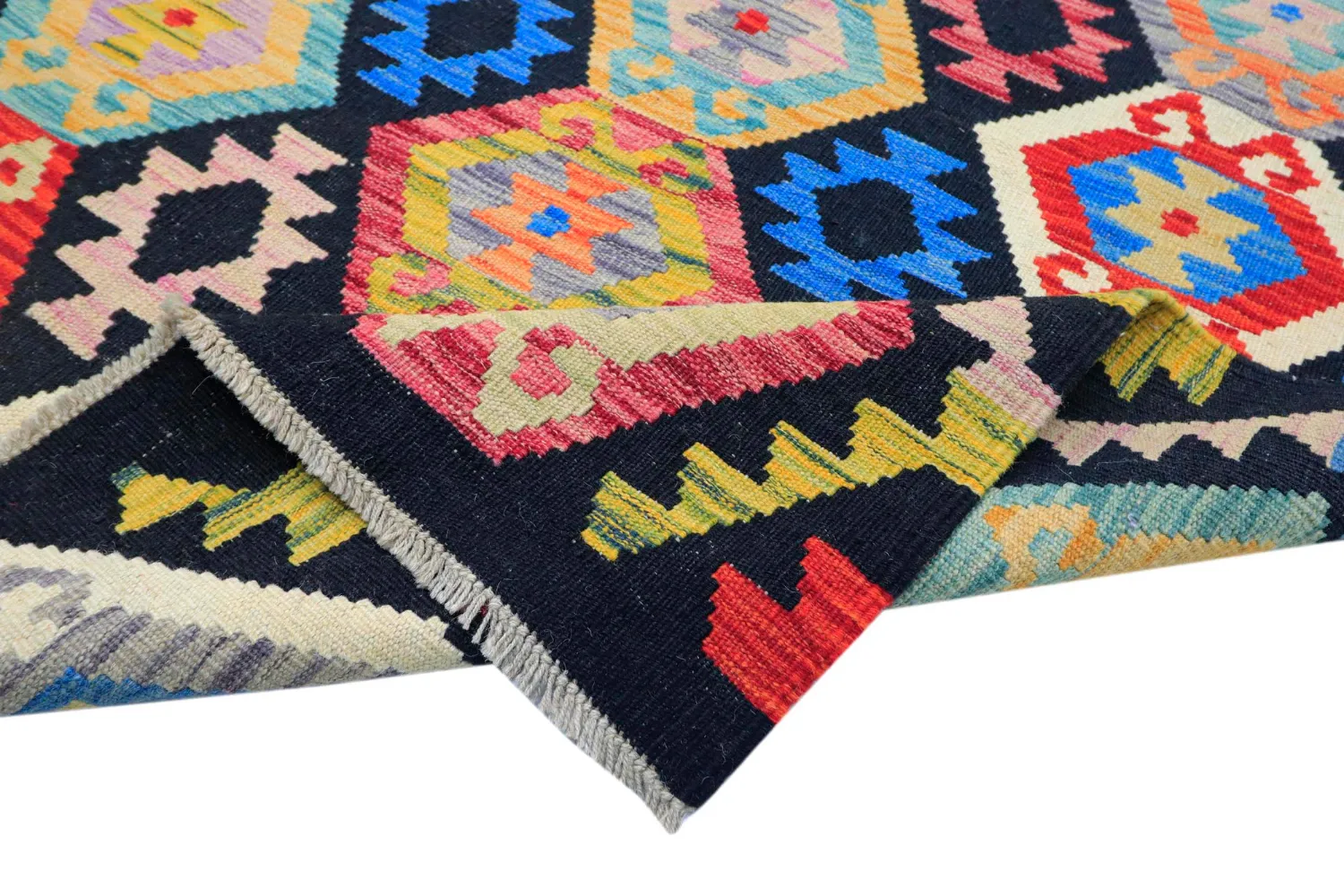 Itämainen Matto - Vegi Kelim Hand Woven - 204 x 294 cm