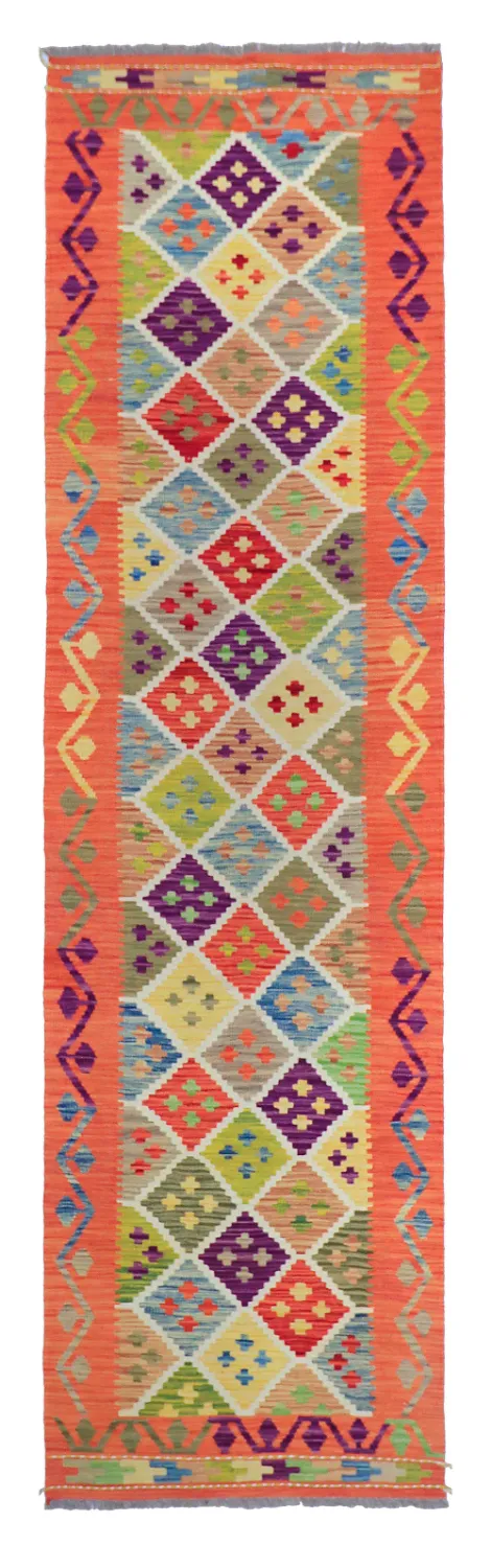 Itämainen Matto - Vegi Kelim Hand Woven - 79 x 298 cm