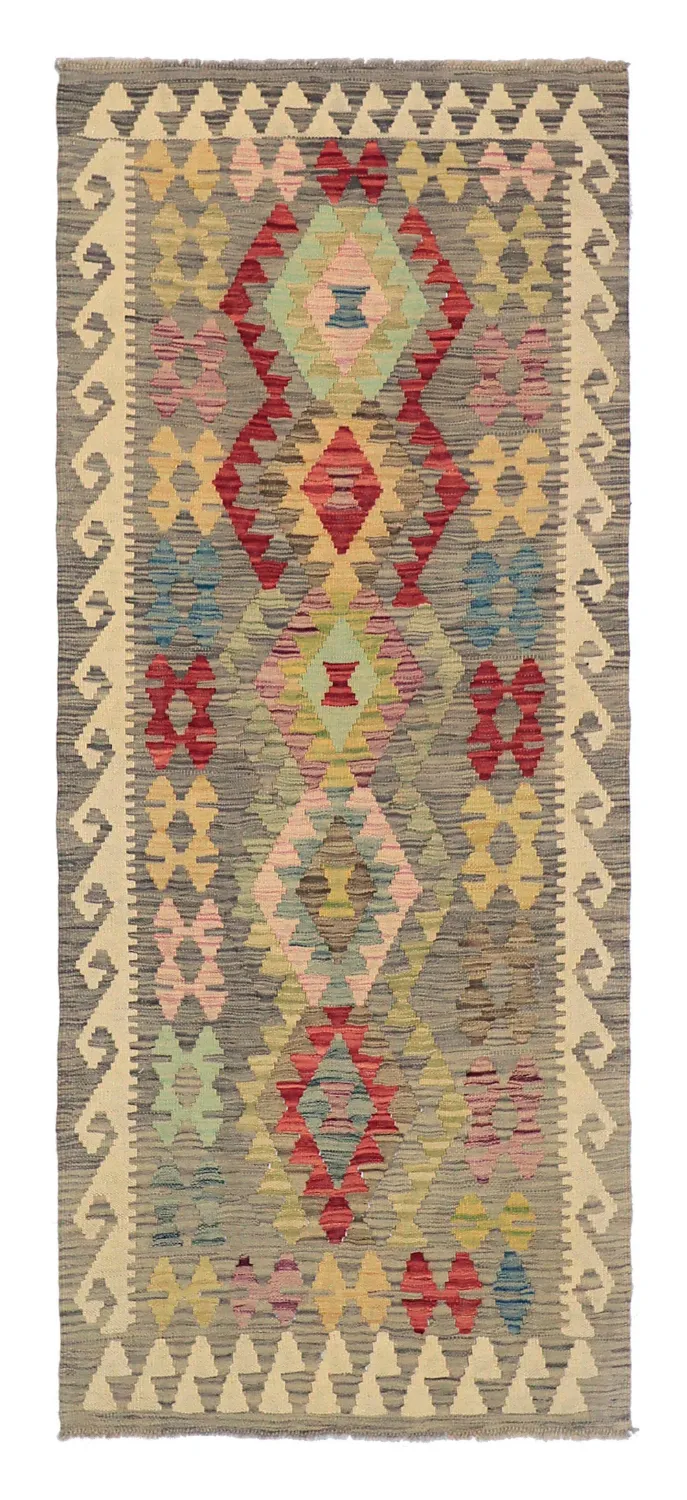 Itämainen Matto - Vegi Kelim Hand Woven - 81 x 199 cm
