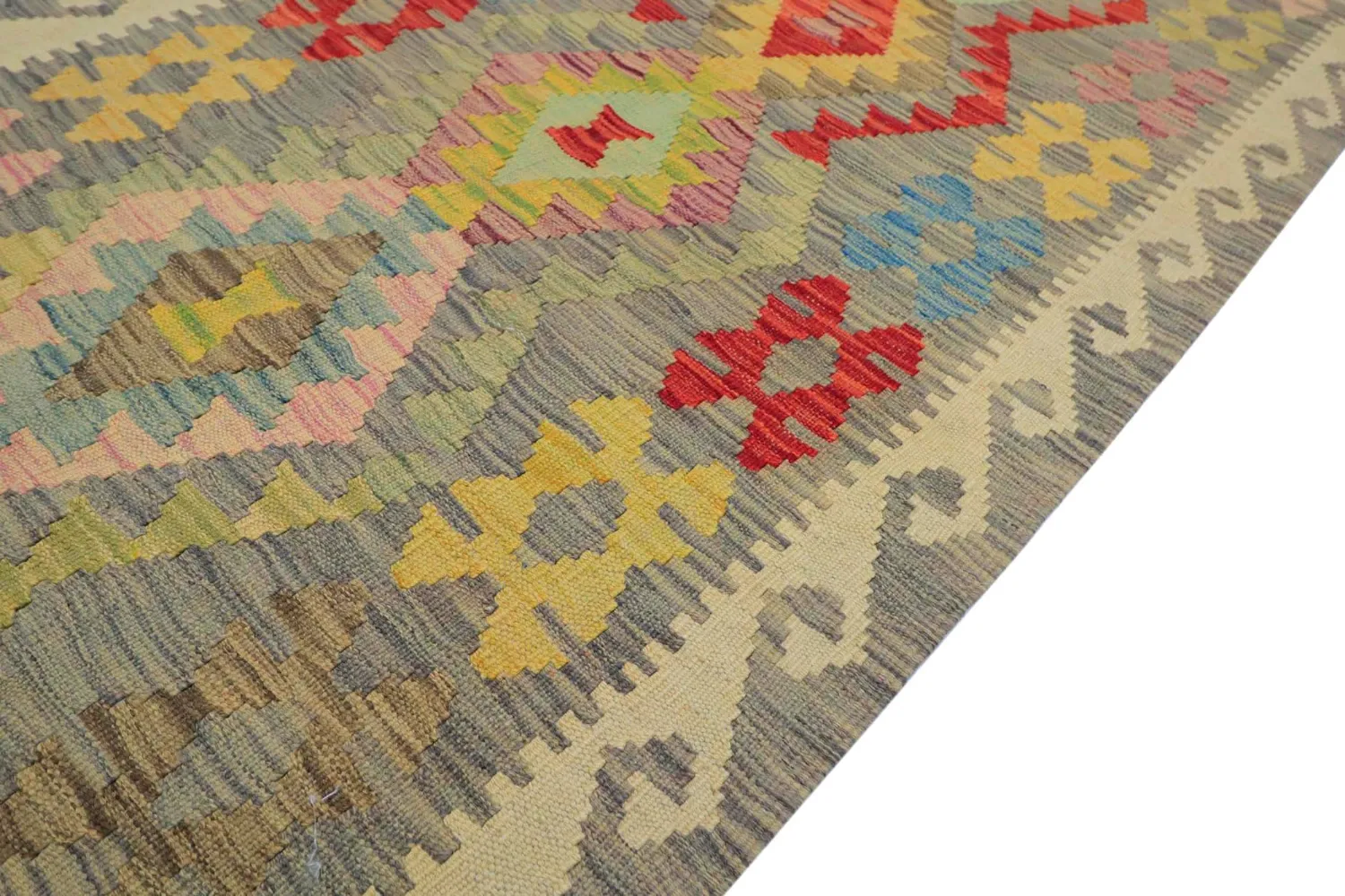 Itämainen Matto - Vegi Kelim Hand Woven - 81 x 199 cm