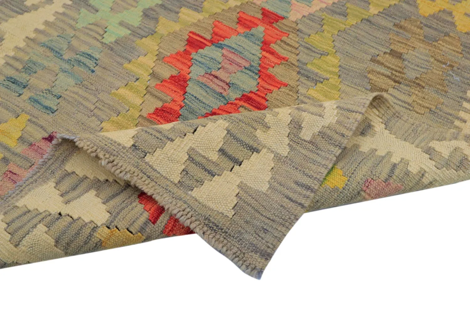 Itämainen Matto - Vegi Kelim Hand Woven - 81 x 199 cm