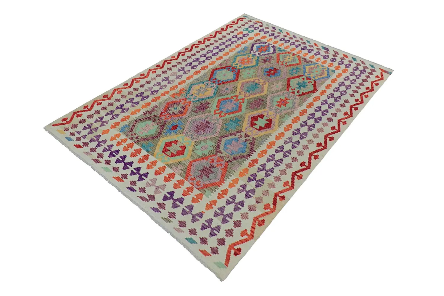 Itämainen Matto - Vegi Kelim Hand Woven - 175 x 245 cm