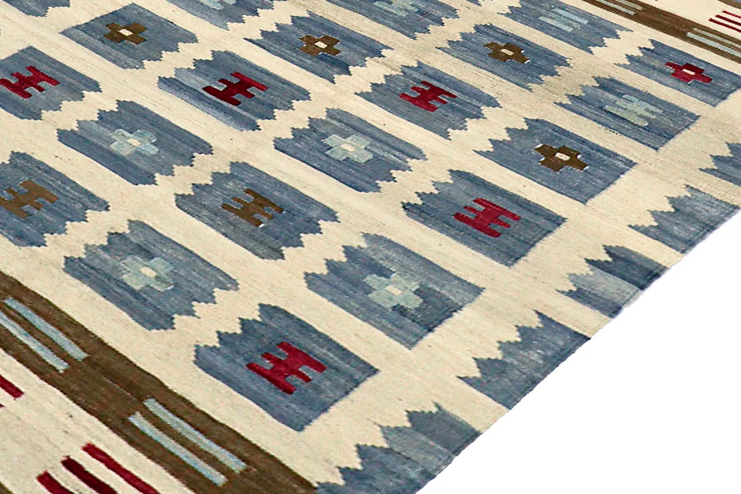 Itämainen Matto - Vegi Kelim Hand Woven - 100 x 148 cm