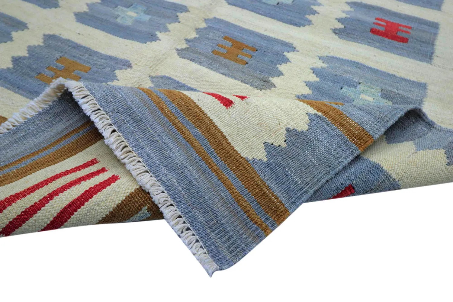 Itämainen Matto - Vegi Kelim Hand Woven - 100 x 148 cm
