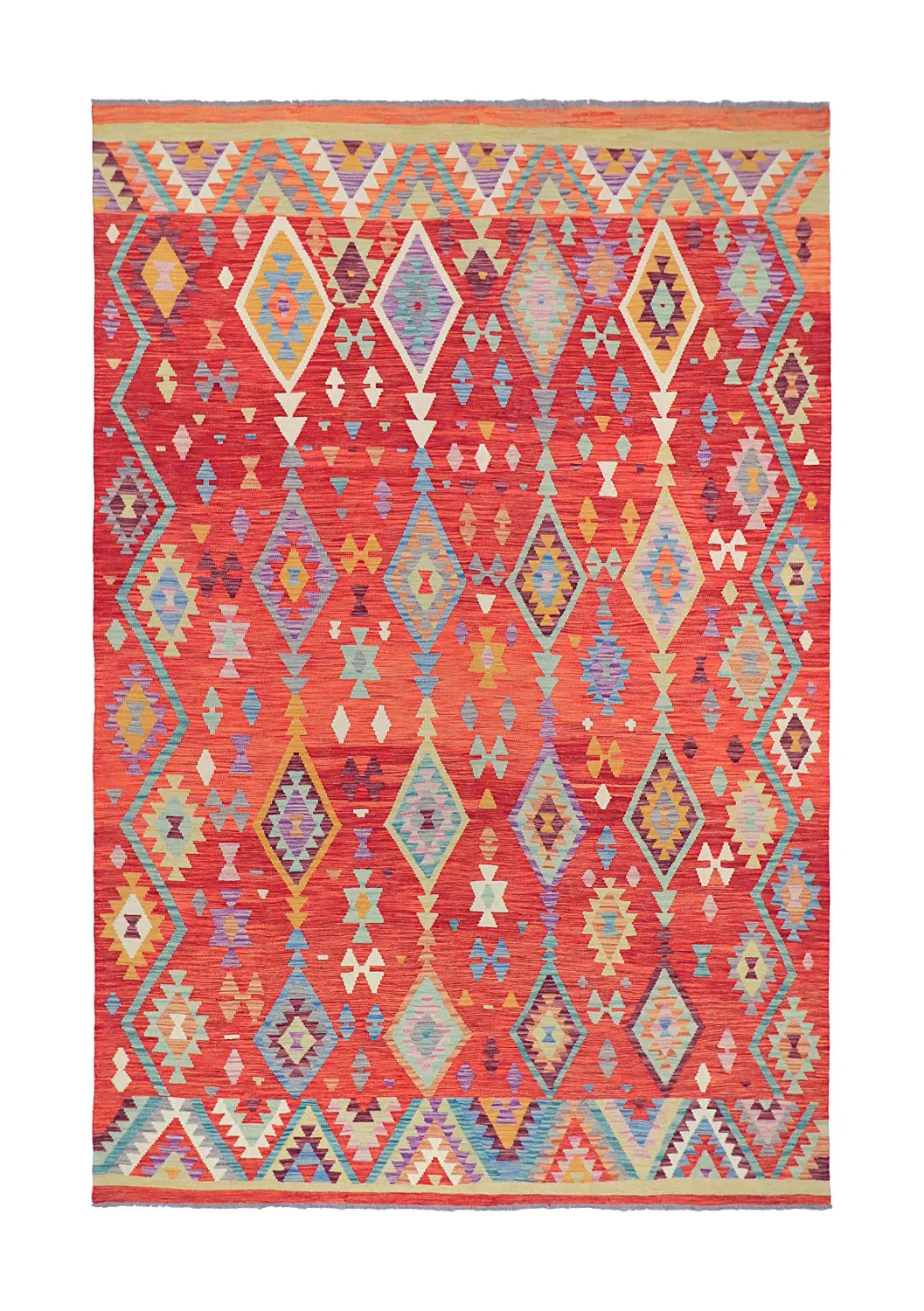 Itämainen Matto - Vegi Kelim Hand Woven - 203 x 299 cm