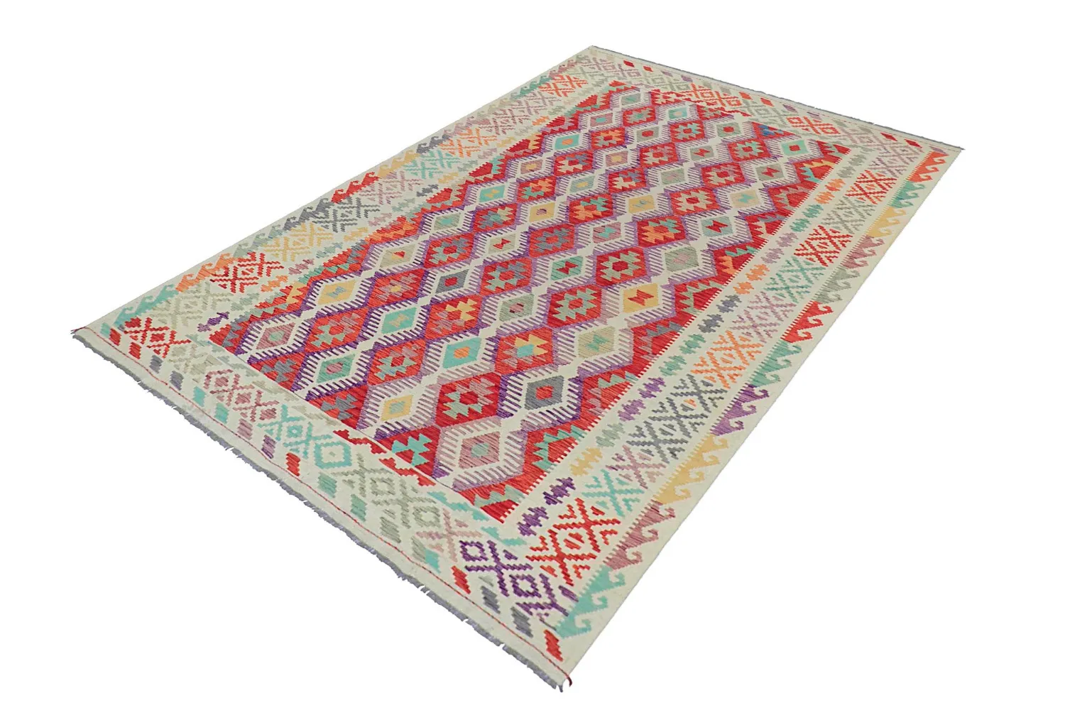 Itämainen Matto - Vegi Kelim Hand Woven - 200 x 295 cm