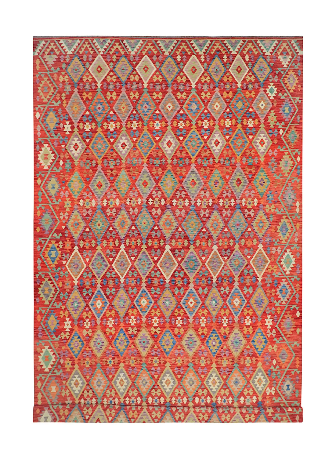 Itämainen Matto - Vegi Kelim Hand Woven - 303 x 491 cm