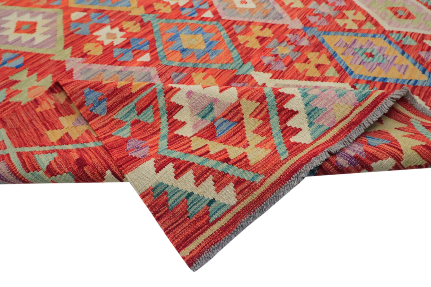 Itämainen Matto - Vegi Kelim Hand Woven - 303 x 491 cm