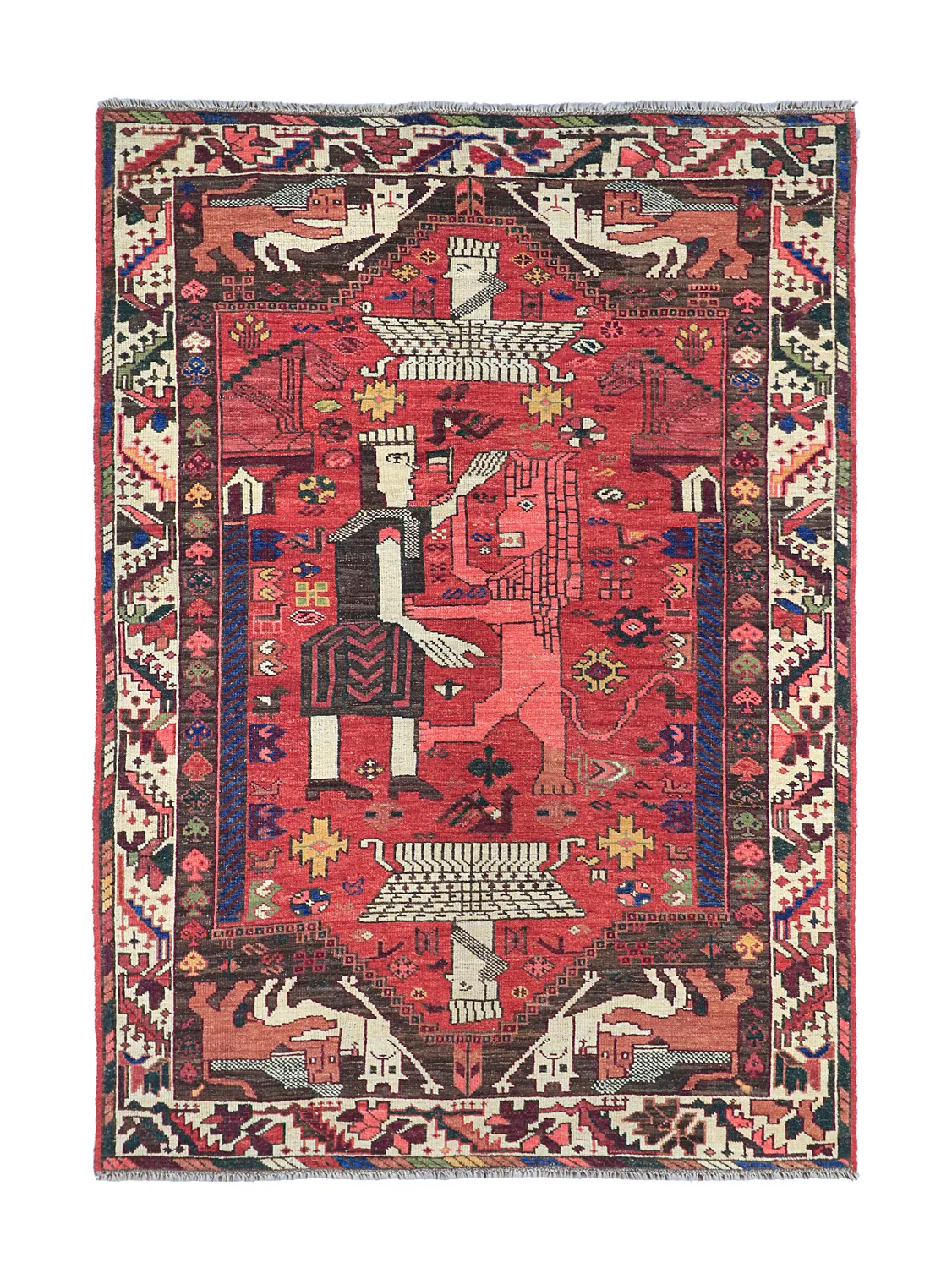 Itämainen Matto - Tribal Hand Knotted - 154 x 221 cm