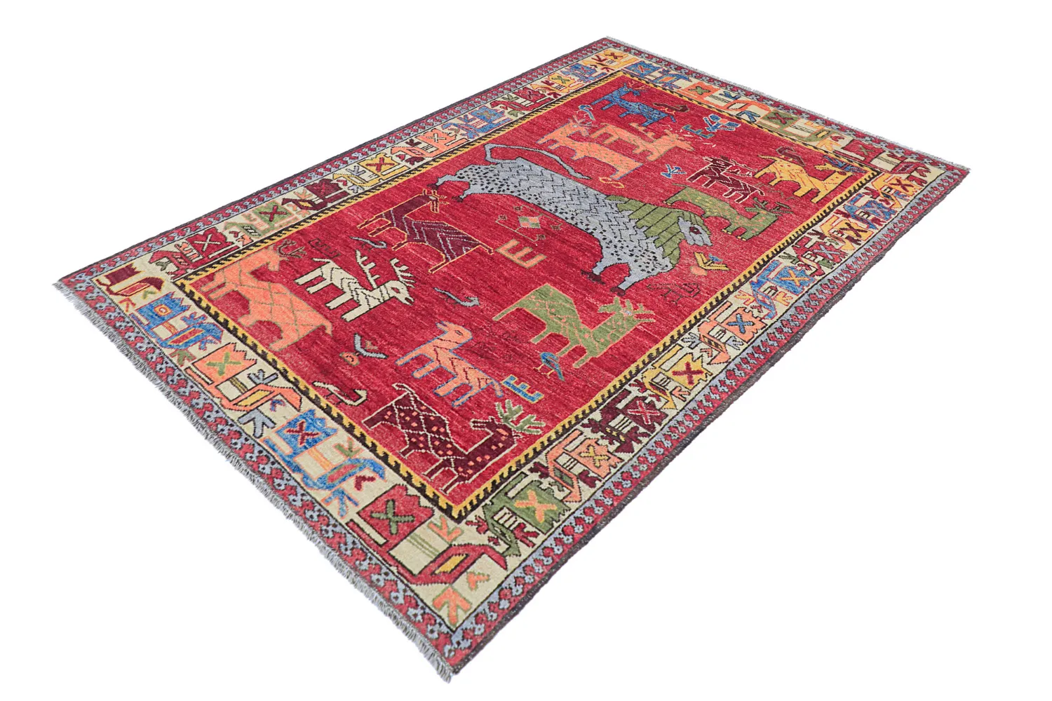 Itämainen Matto - Tribal Hand Knotted - 153 x 213 cm