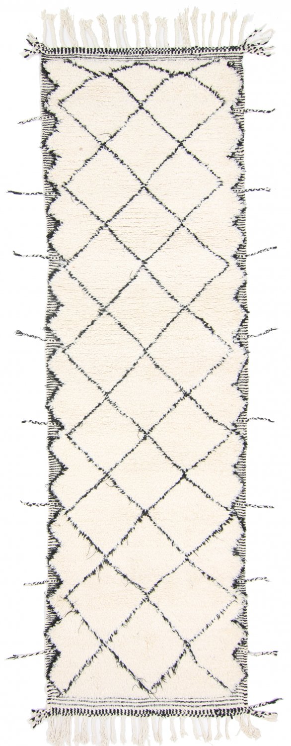 Marokkolainen Kilim matto Beni Ouarain 345 x 130 cm