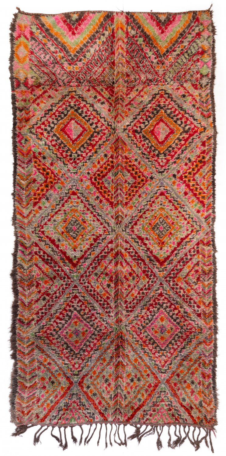 Marokkolainen Kilim matto Azilal 390 x 185 cm