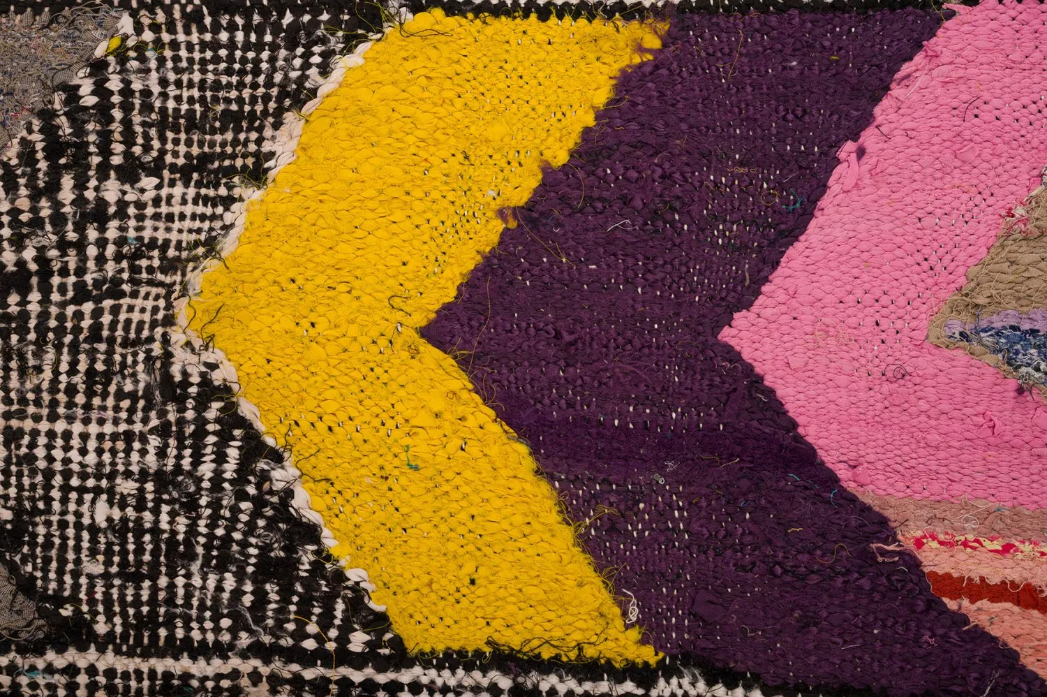 Marokkolainen Kilim matto Boucherouite 160 x 325 cm