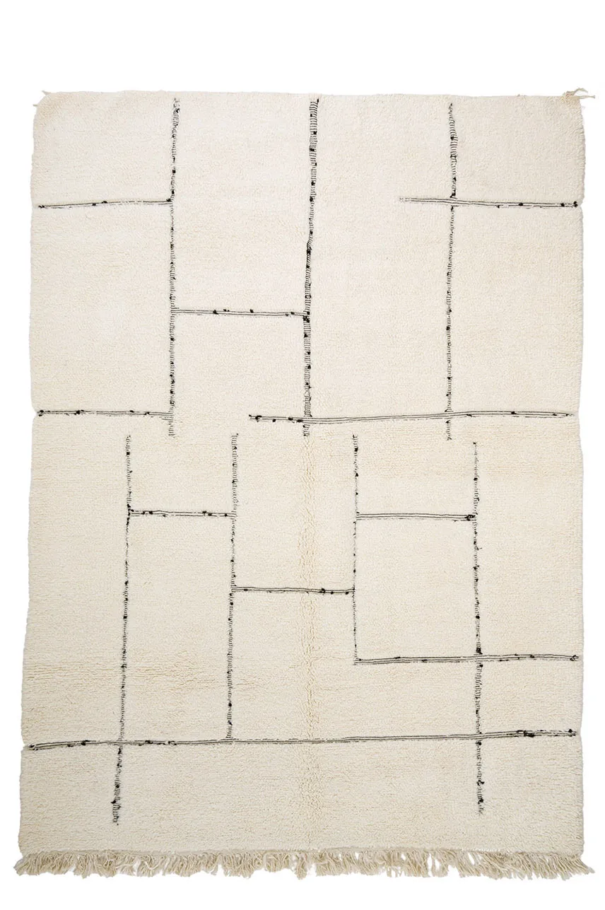 Marokkolainen Kilim matto Beni Ouarain 210 x 295 cm