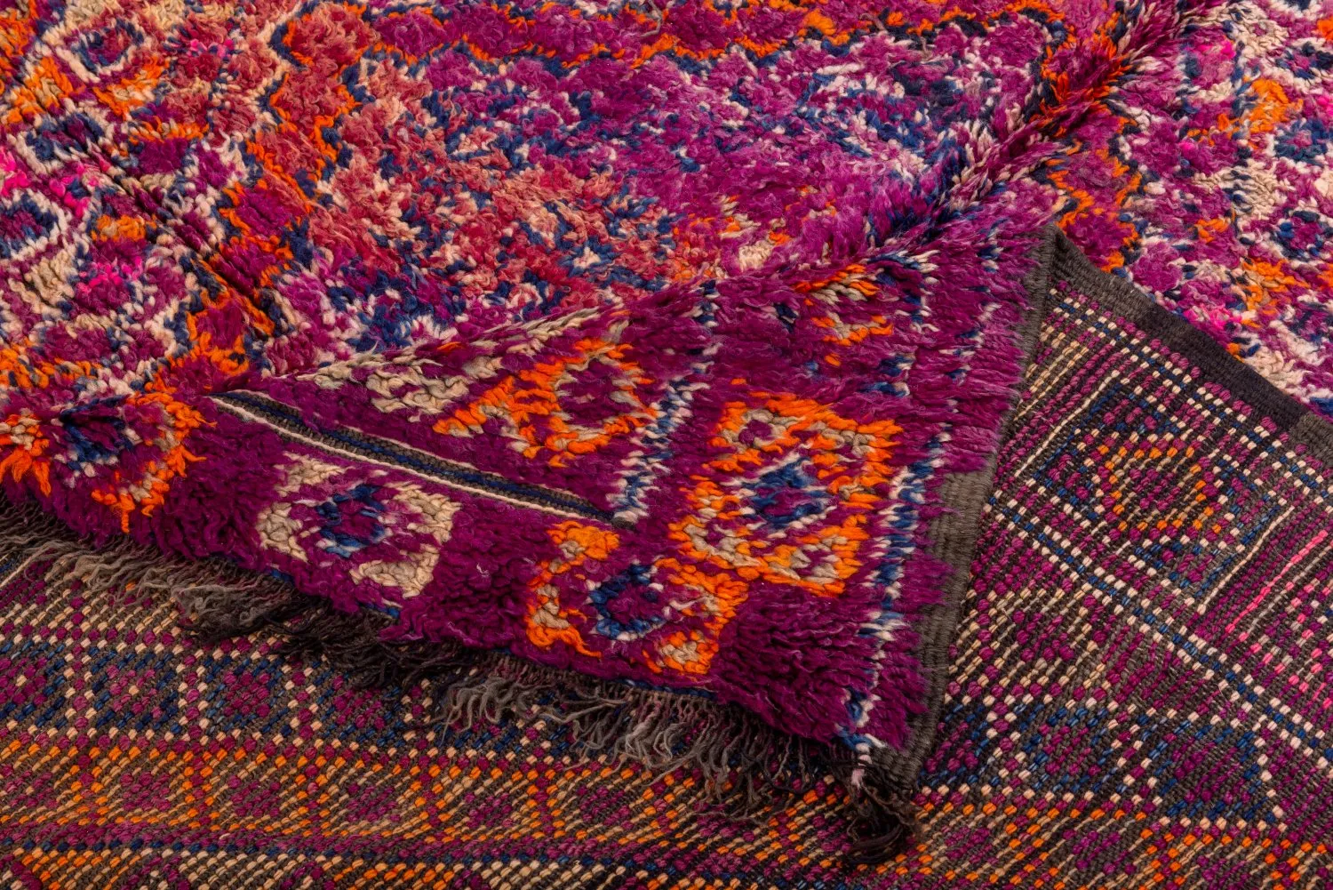 Marokkolainen Kilim matto Azilal 390 x 165 cm
