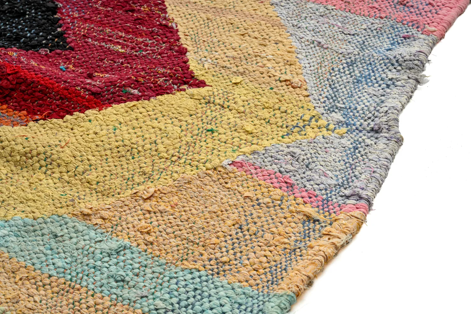 Marokkolainen Kilim matto Boucherouite 150 x 300 cm