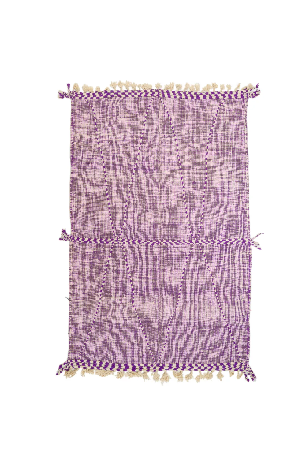Marokkolainen Kilim matto Boucherouite 170 x 260 cm