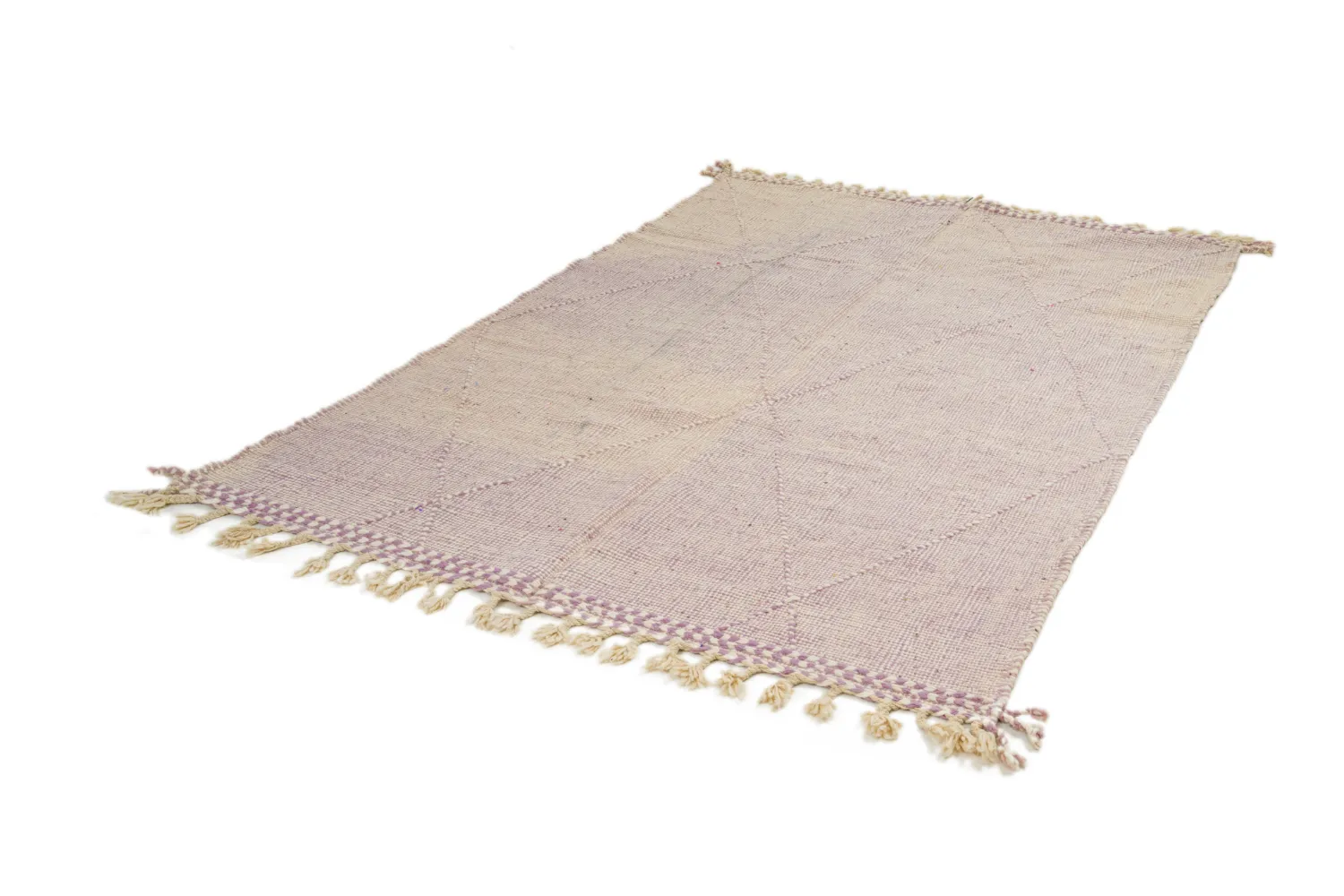 Marokkolainen Kilim matto Boucherouite 165 x 260 cm