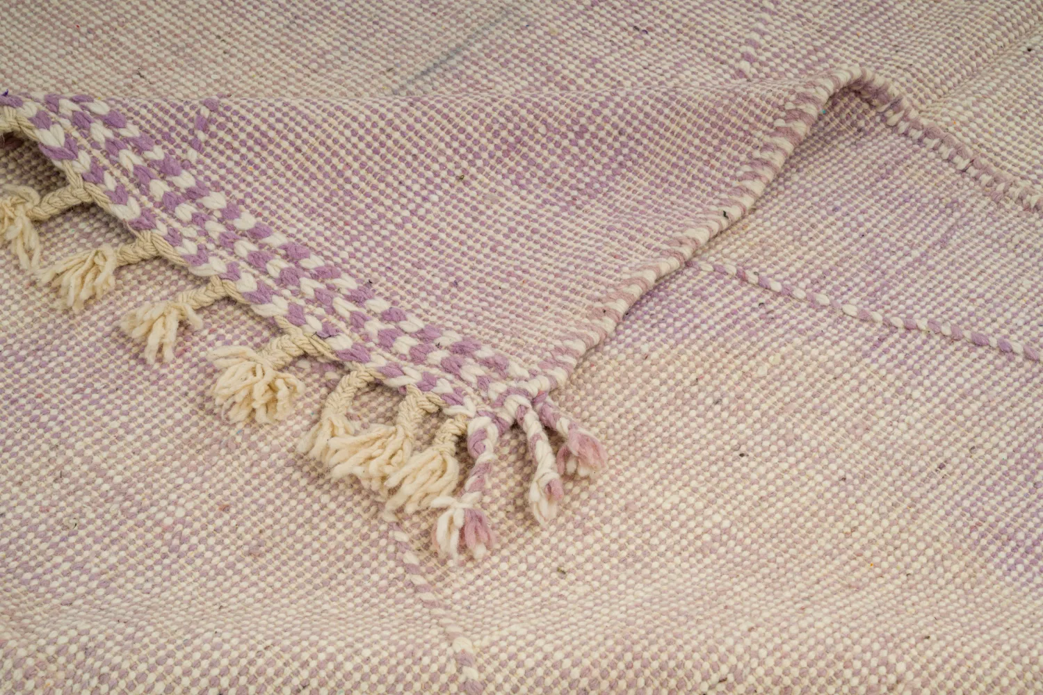 Marokkolainen Kilim matto Boucherouite 165 x 260 cm