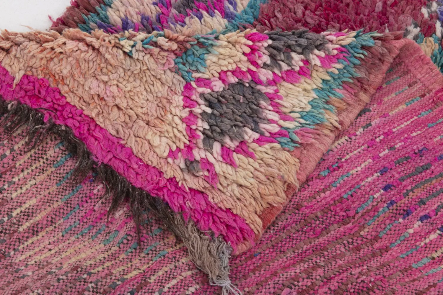 Marokkolainen Kilim matto Azilal 400 x 110 cm