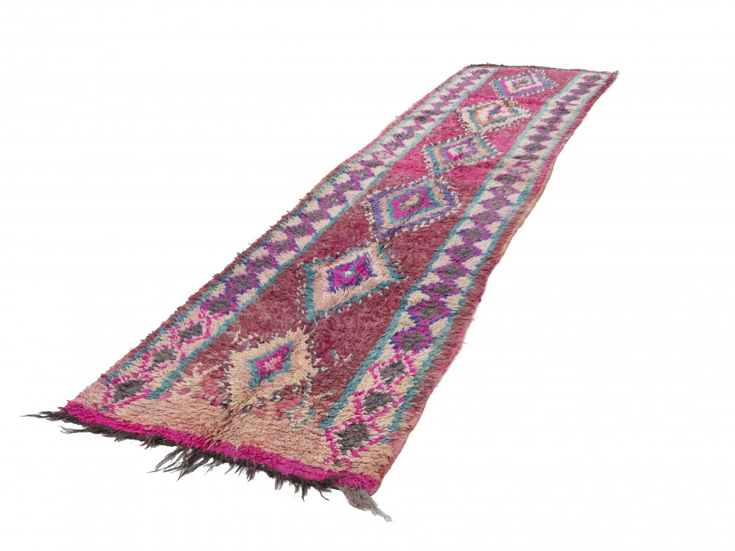 Marokkolainen Kilim matto Azilal 400 x 110 cm