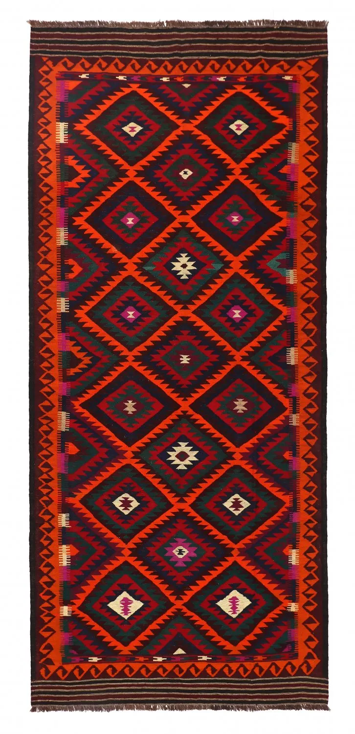 Itämainen kelim-matto 379 x 173 cm