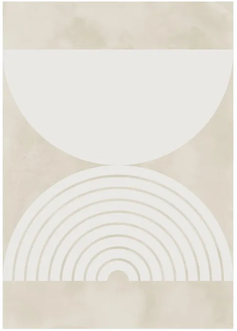 Wilton-matto - Pau (beige/valkoinen)