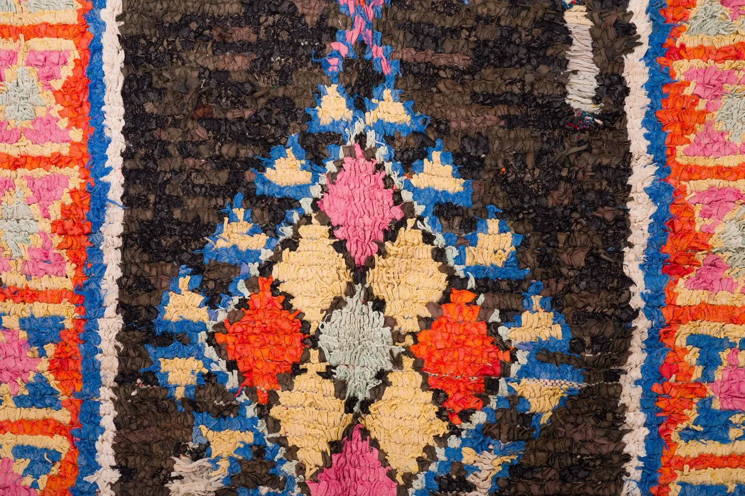 Marokkolainen Kilim matto Boucherouite 160 x 310 cm