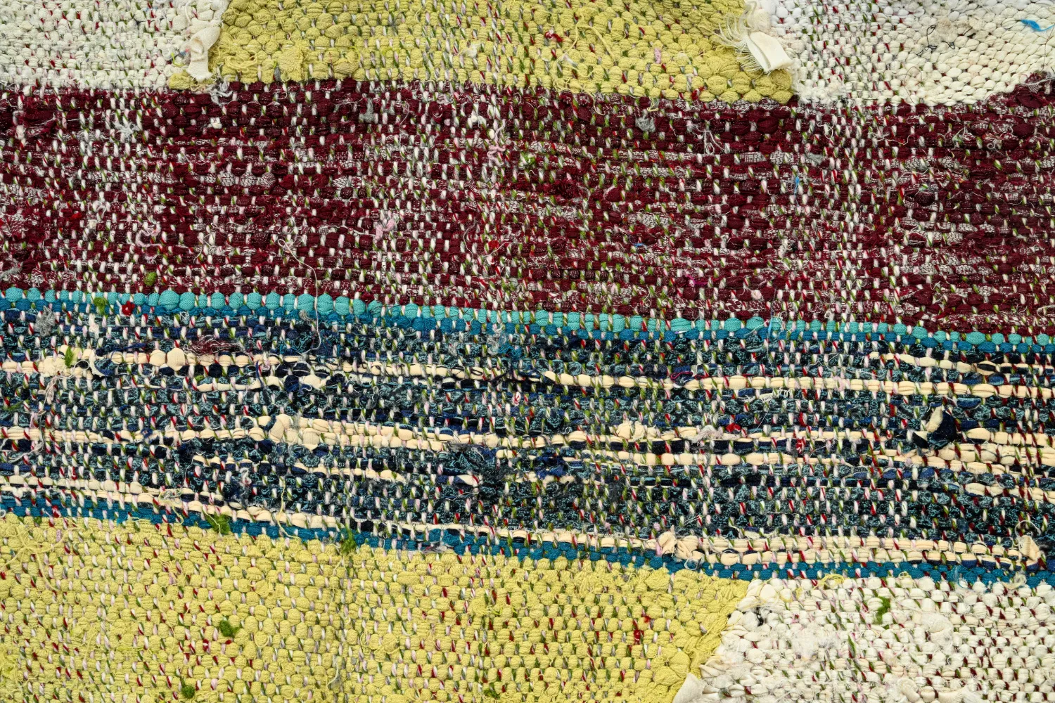 Marokkolainen Kilim matto Boucherouite 130 x 245 cm