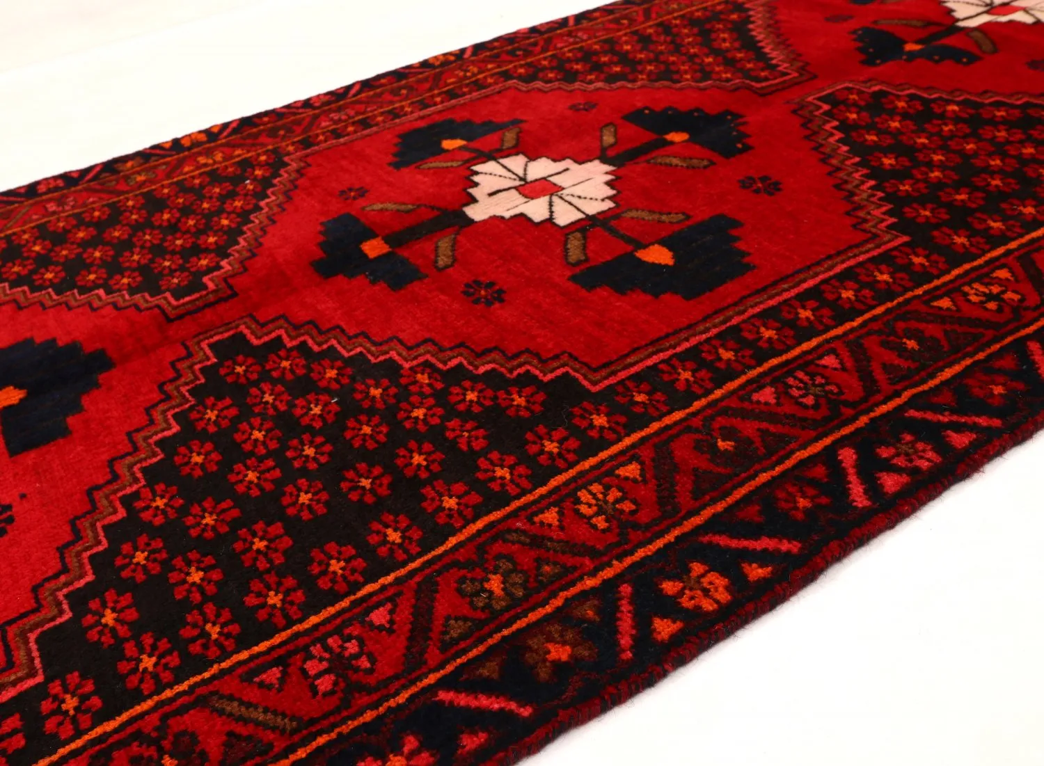 Itämainen matto Hamedan 291 x 101 cm