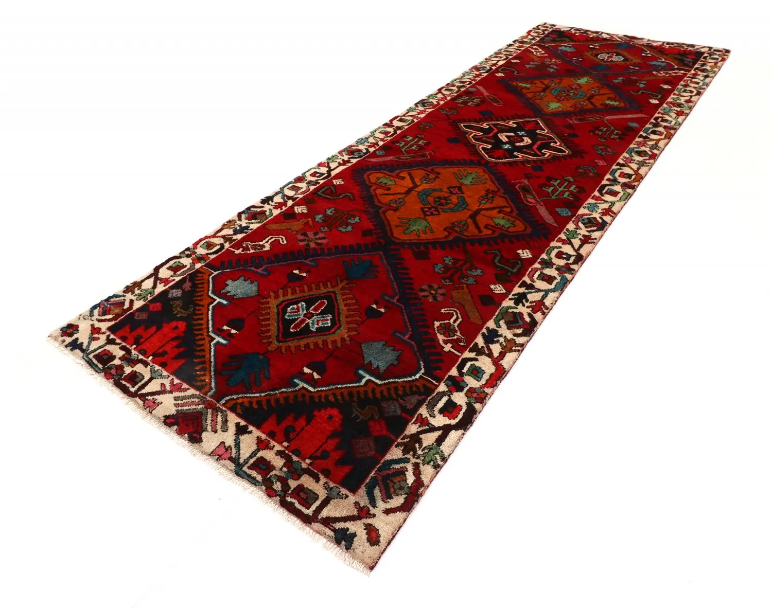 Itämainen matto Hamedan 307 x 104 cm