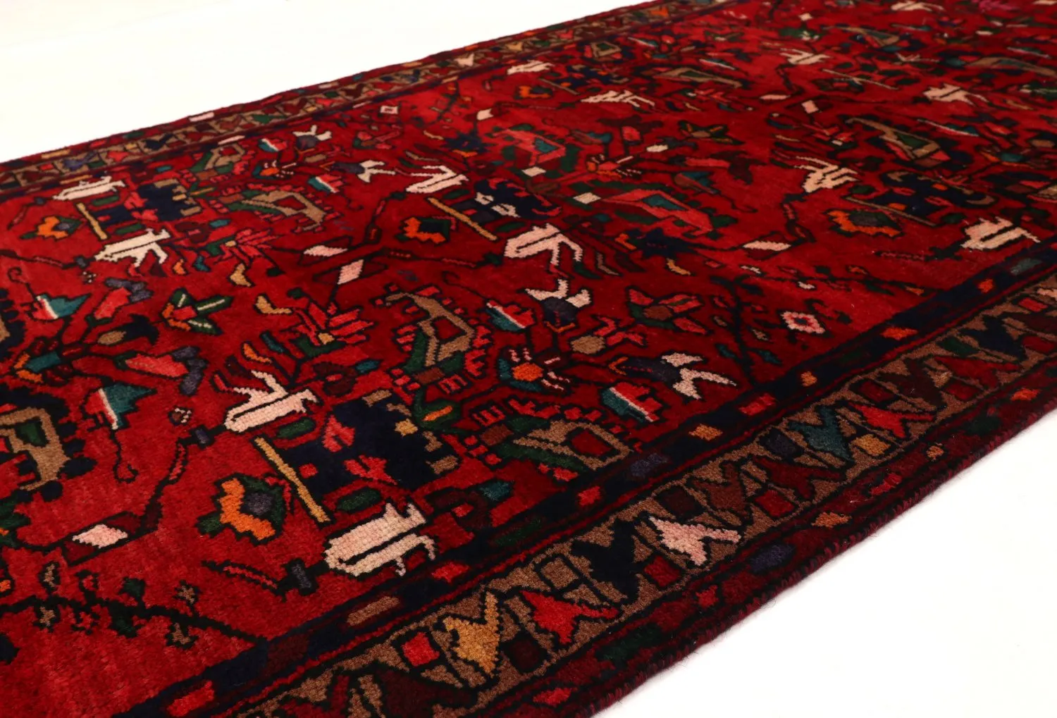 Itämainen matto Hamedan 302 x 104 cm