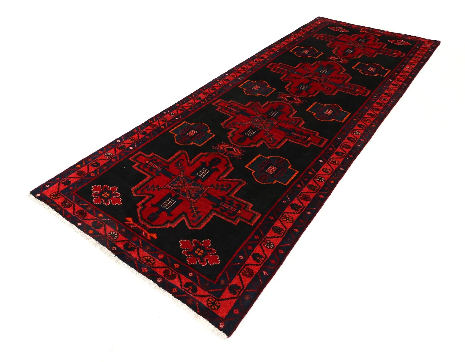 Itämainen matto Hamedan 296 x 110 cm
