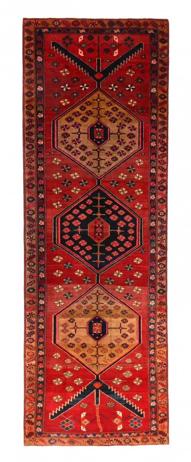 Itämainen matto Hamedan 392 x 129 cm