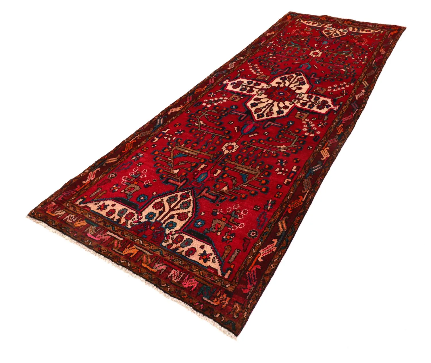Itämainen matto Hamedan 312 x 111 cm