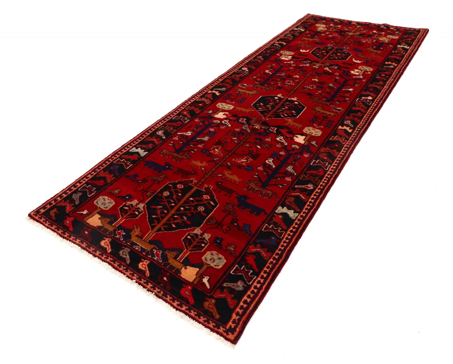 Itämainen matto Hamedan 297 x 108 cm