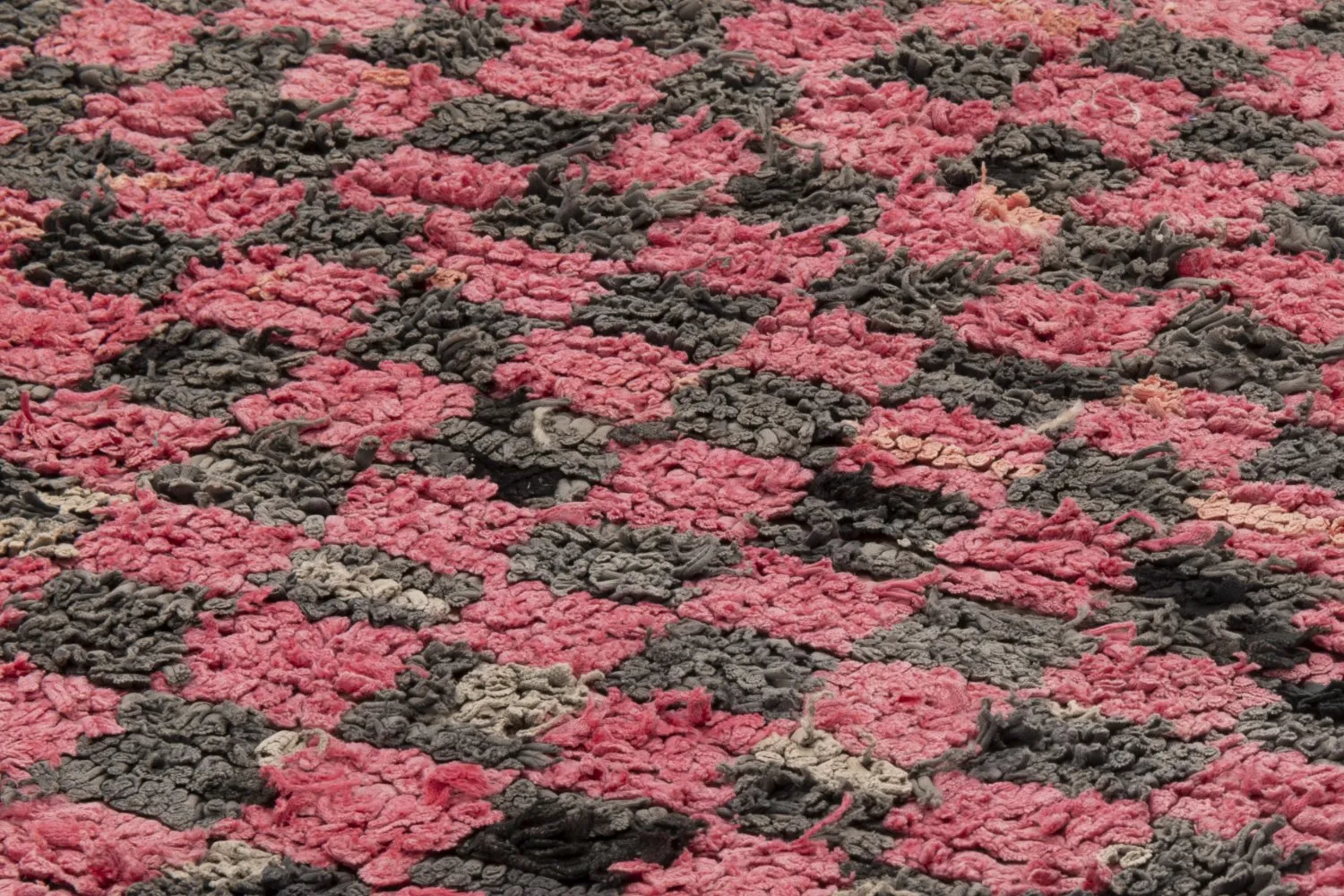 Marokkolainen Kilim matto Boucherouite 230 x 140 cm