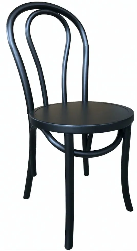 Tuoli - Bistro (puu/musta) - 2 kpl