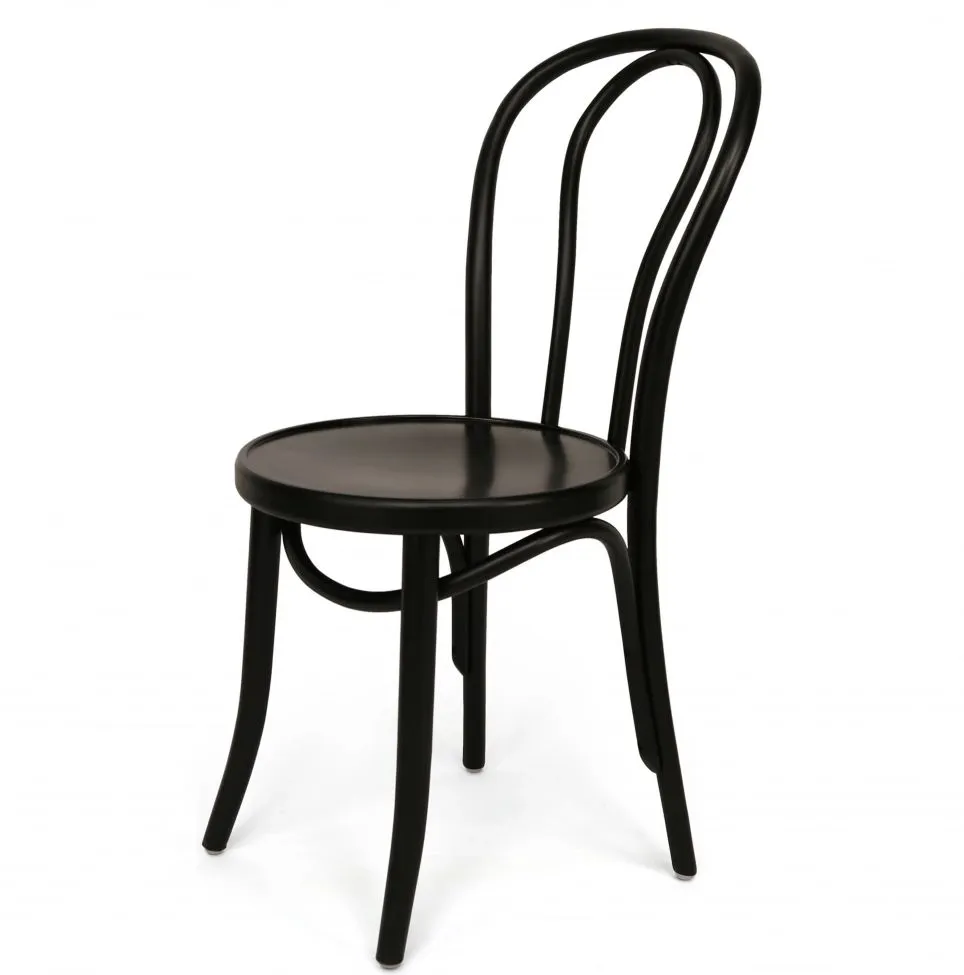 Tuoli - Bistro (puu/musta) - 2 kpl