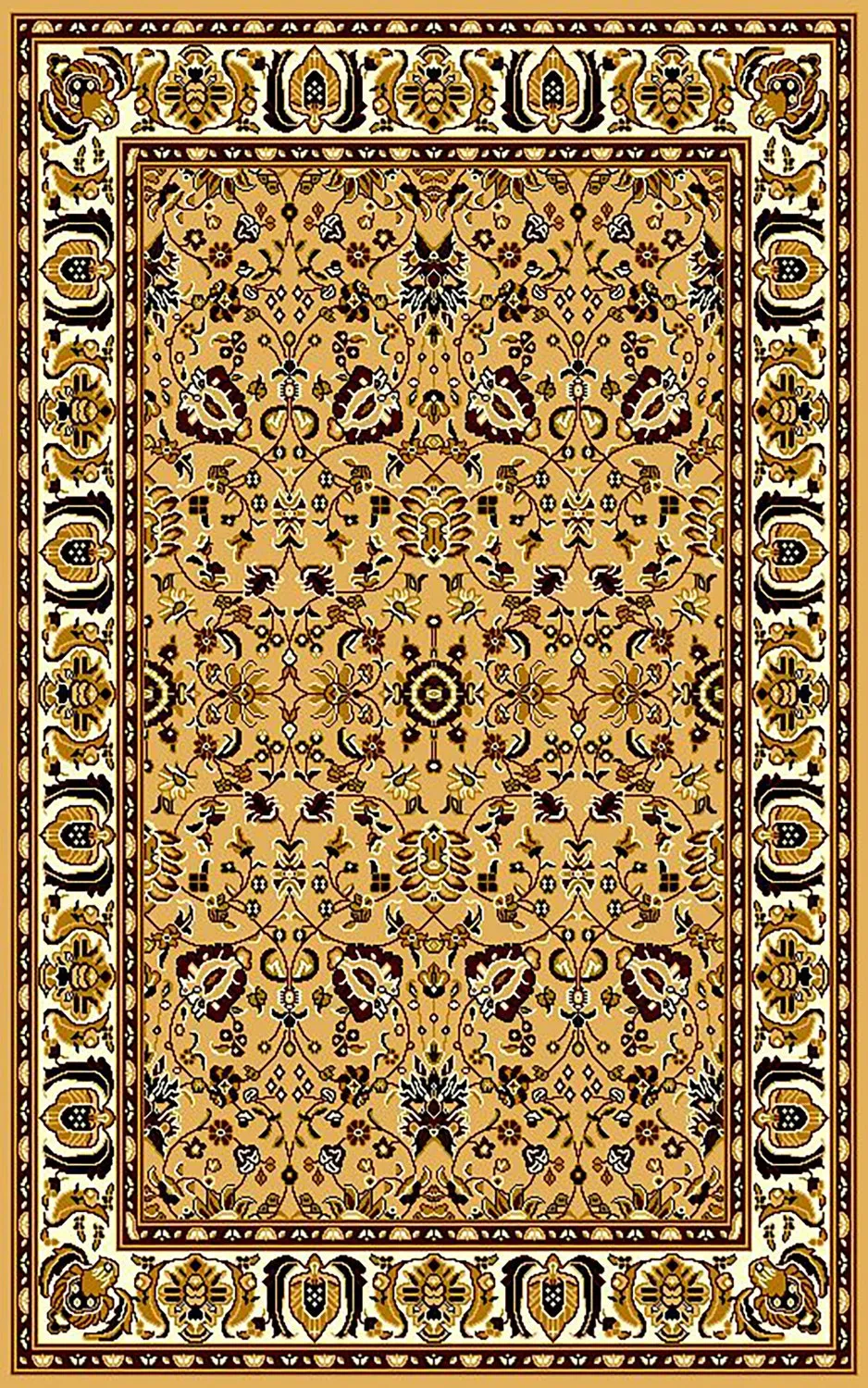 Wilton-matto - Peking Imperial (kultainen)