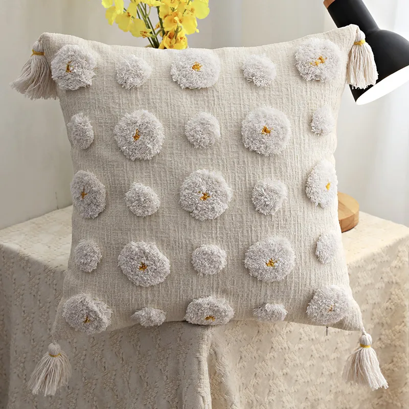 Tyynyliina - Boho Flower (keltainen)